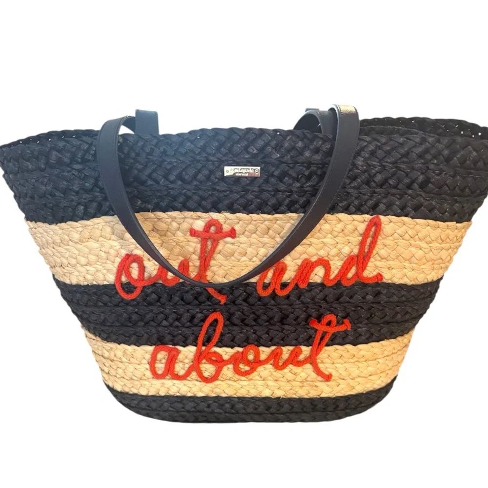 Kate Spade Out and About Straw Tote - Picture 4 of 5